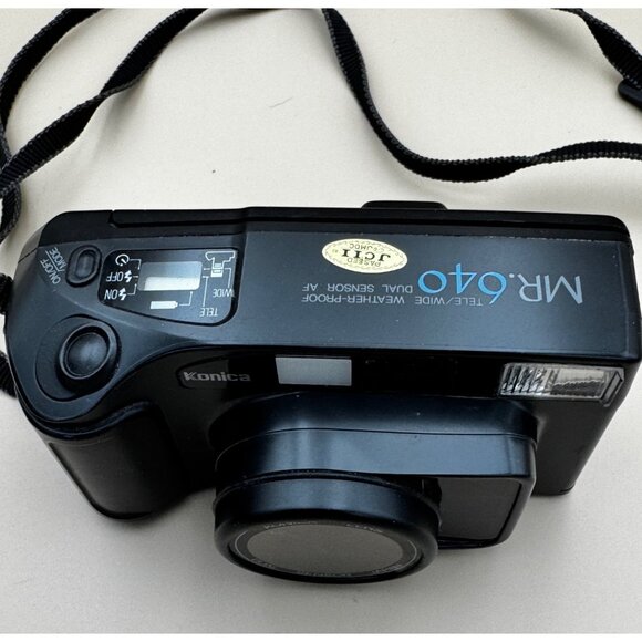 Konica MR.640 Tele/Wide Weather-Proof 35mm Film Camera Box & Manual FOR PARTS - Picture 7 of 10